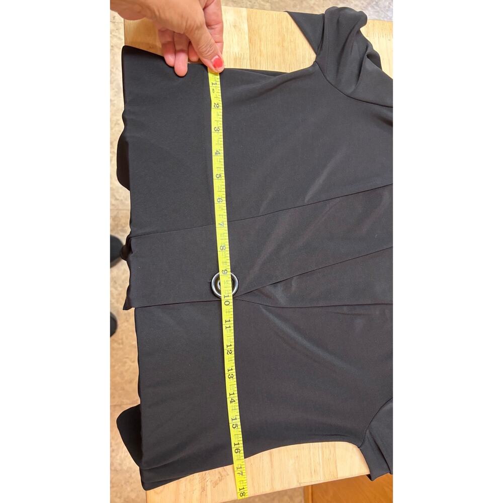 Carol Rose Dressy stretch Cardigan lightweight 3/4 sleeve jacket style top - Picture 9 of 9